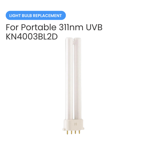 311nm UVB Light Bulb Replacement – 8w –  Philips PL-S 8W/01/4P – for KN4003BL2D Portable UVB Lamp