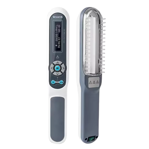 Corded, Handheld 311nm UVB Lamp - Light Therapy for Psoriasis or Vitiligo on Scalp, Face, Neck, Hands and Feet