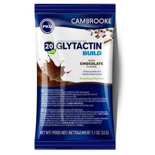 Oral Supplement Glytactin® BUILD 20/20 Chocolate Flavor Powder 1.1 oz. Individual Packet 35314 Case of 30 44880 Glytactin® BUILD 20/20 1182482_CS Oral Supplement Glytactin® BUILD 20/20 Chocolate Flavor Powder 1.1 oz. Individual Packet 35314 Case of 30 44880 Glytactin® BUILD 20/20 1182482_CS