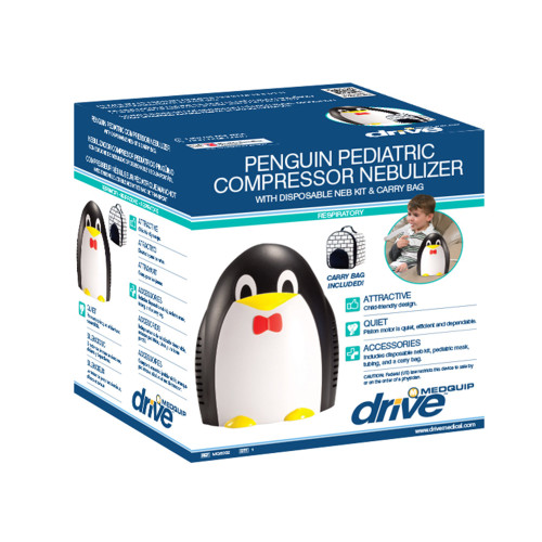 Drive Penguin Compressor Nebulizer System Small Volume Medication Cup Pediatric Aerosol Mask Delivery, MQ6002, Pack of 1