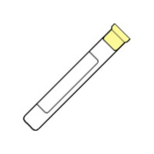 BD Vacutainer Venous Blood Collection Tube ACD Solution B Additive 6 mL, Conventional Closure Glass Tube 364816, Box of 100