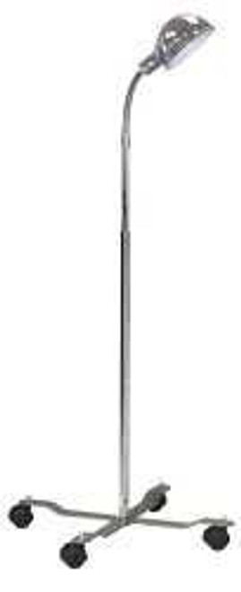 Gooseneck Exam Light Floor Standing Incandescent 60 Watt Chrome 13408MB Pack of 1 13408MB Drive Medical 889537_EA