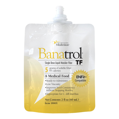Banatrol TF Tube Feeding Formula Unflavored Liquid 60 mL Pouch, 18801, Pack of 1