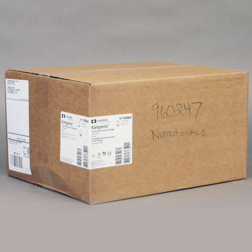 Kangaroo Joey Enteral Feeding Pump Flush Bag Set without ENFit Transitional Adapter 1000 mL PVC NonSterile, 763662, Pack of 1