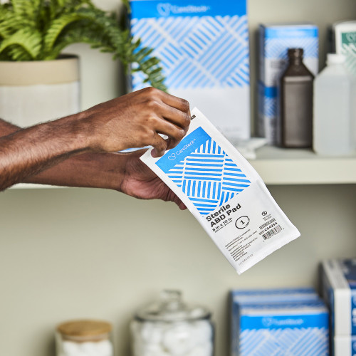 CareStock Abdominal Pad 8 X 10 Inch Sterile 1 per Pack, CS4254, Box of 24