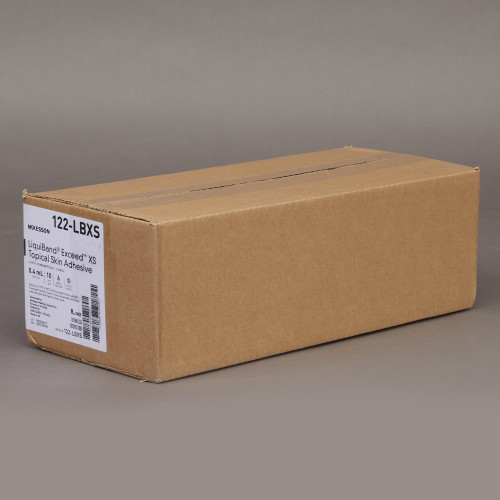 McKesson LiquiBand Exceed Skin Adhesive 0.4 mL Liquid Dome Applicator Tip 2-Octyl Cyanoacrylate, 122-LBXS, Box of 10