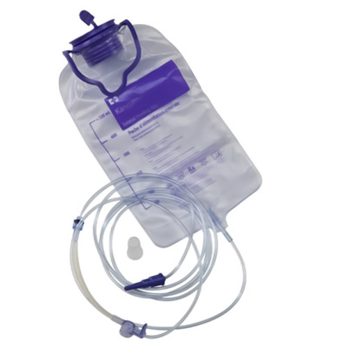 Kangaroo ePump Enteral Feeding Pump Bag Set without ENFit Transitional Adapter 500 mL PVC NonSterile, 772055, Case of 30
