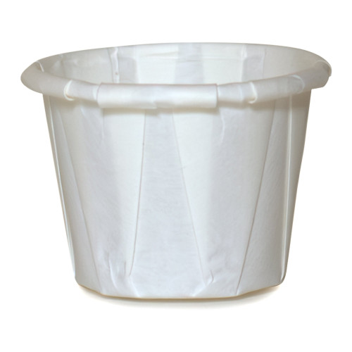 McKesson 0.75 oz. Paper Souffle Cup White Disposable, 16-075-2050, Sleeve of 250