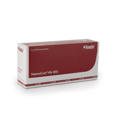 HemoCue Microcuvette For Hb 801 Hemoglobin Testing System, 111902, Pack of 1