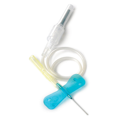 McKesson Prevent Blood Collection Set 23 Gauge 3/4 Inch Needle Length Safety Needle 12 Inch Tubing Sterile, 2194, Box of 50