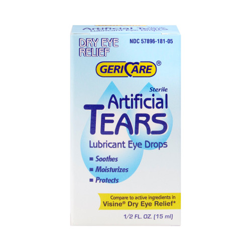 Geri-Care Eye Lubricant 0.5 oz. Eye Drops, TRS-05-GCP, Case of 24