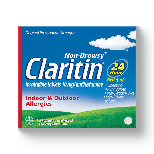 Claritin Allergy Relief 10 mg Strength Tablet 30 Per Box, 11523665508, Box of 30