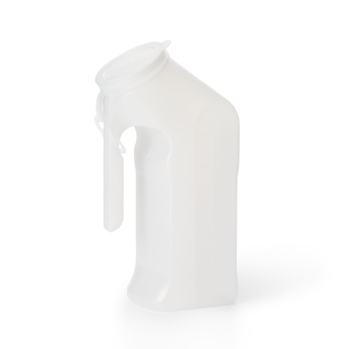 Medegen Male Urinal 1 Quart / 946 mL With Closure Single Patient Use, H140-01, Pack of 1