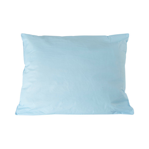 McKesson Bed Pillow, 20 X 26", Blue, Reusable, Case of 12