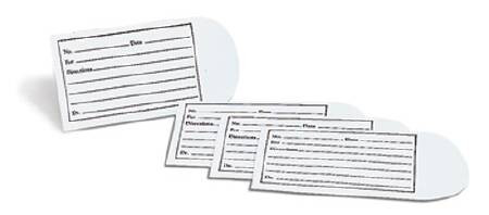 Pill Envelope White 2.5 x 3.5 in, 9600, Box of 1000