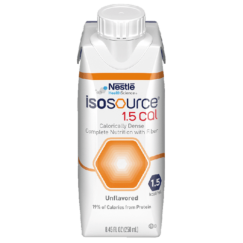 Tube Feeding Formula Isosource 1.5 Cal 250 mL Carton Ready to Use Adult 18150000 Case/24 18150000 NESTLE'HEALTHCARE NUTRITION 299838_CS Tube Feeding Formula Isosource 1.5 Cal 250 mL Carton Ready to Use Adult 18150000 Case/24 18150000 NESTLE'HEALTHCARE NUTRITION 299838_CS