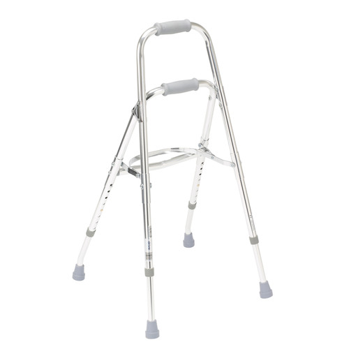 Drive 10240-1 Hemi One Arm Walker, Side Step Folding Walker, Adjustable Height, Aluminum Frame, 300 lbs. Weight Capacity, Pack of 1