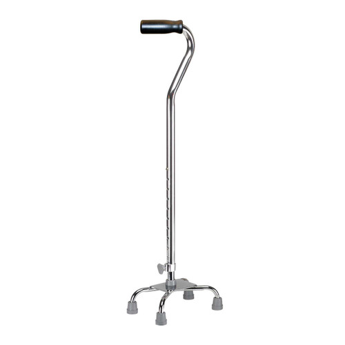 Quad Cane Aluminum 30 to 39 Inch Chrome 10301-4 Case/4 - 13013800 10301-4 DRIVE MEDICAL DESIGN & MFG 628457_CS