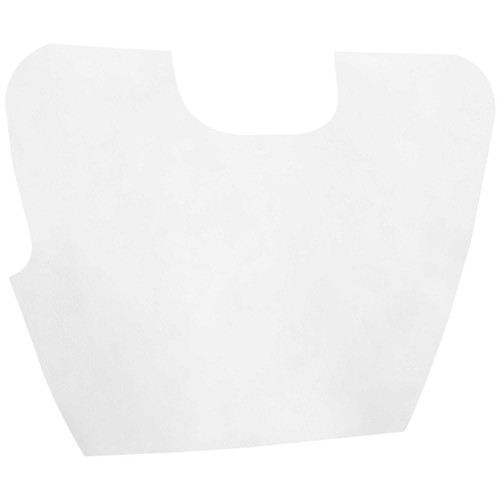 Exam Cape McKesson White 21 X 30 Inch Front / Back Opening 18-10856 Case/100 18-10856 MCK BRAND 201063_CS