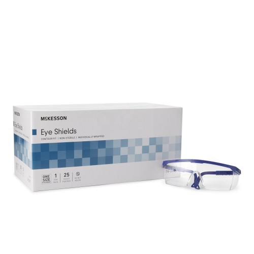 Protective Glasses McKesson Side Shield, One Size 16-2291 Case of 100