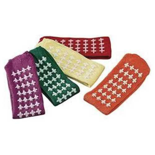 Slipper Socks Adult Large Green Above the Ankle 6239LG Pair/1 6239LG POSEY CO. 670372_PR