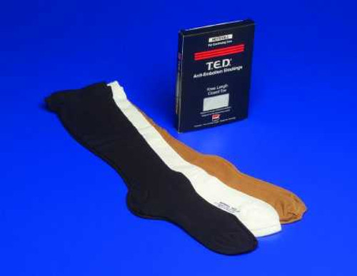 Anti-embolism Stockings T.E.D. Knee-high Small Regular Beige Closed Toe 4265 Pair/2 4265 KENDALL HEALTHCARE PROD INC. 205239_PR