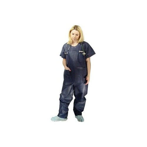 Scrub Pants Straight Leg M Dark Blue Unisex 380M Case of 50