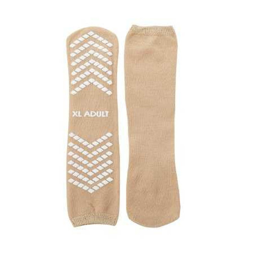 Slipper Socks McKesson Adult X-Large Tan Above the Ankle 16-SCE2 Pair/2 MCK BRAND 1038460_PR