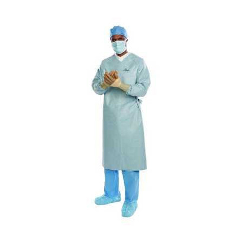 Surgical Gown with Towel AERO CHROME 2 X-Large Silver Unisex AAMI Level 4 Sterile 44675 Case/28 44675 HALYARD SALES LLC 1059356_CS