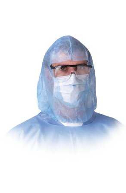 Head and Beard Cover One Size Fits Most Blue Elastic NONSH600 Case/300 NONSH600 MEDLINE 566979_CS
