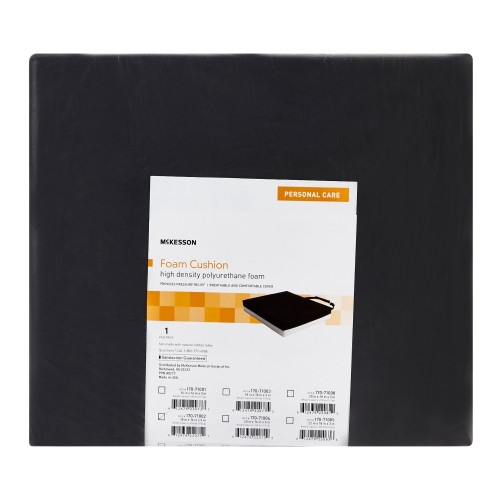 Seat Cushion McKesson 18 x 16 x 3 Inch Foam 170-71002 Case of 7