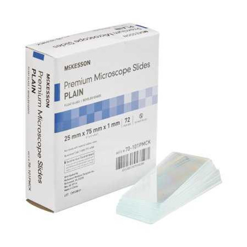 Microscope Slide McKesson 25 X 75 X 1 mm Plain 70-101PMCK Box/72 70-101PMCK MCK BRAND 938360_BX