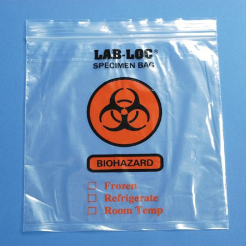 McKesson Specimen Transport Bag with Document Pouch, 6'' X 9'' – 79-LAB20609, Case of 1000
