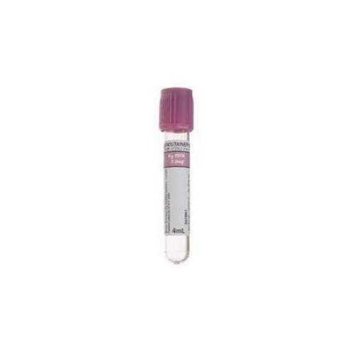 BD Vacutainer Venous Blood Collection Tube, 4 mL,Hemogard Closure Warning Label, Sterile, 367861, Case of 1000