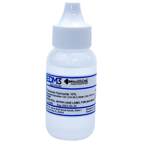 Histology Reagent Potassium Hydroxide ACS Grade 10% 30 mL, 1815, Pack of 1