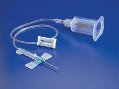 Saf-T Wing Blood Collection Set with Holder 23 Gauge 3/4 Inch Needle Length Safety Needle 12 Inch Tubing Sterile 982312 Case/200 982312 SMITHS MEDICAL ASD,INC 464854_CS