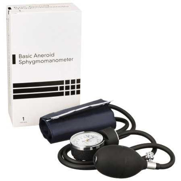 Aneroid Sphygmomanometer BASIC Pocket Style Hand Held 2-Tube Small Adult Arm 01-776CMCE Each/1 01-776CMCE MCK BRAND 363778_EA