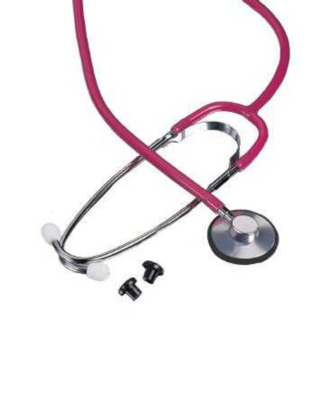 Classic Stethoscope McKesson Black 1-Tube 21 Inch Tube Single Sided Chestpiece - Diaphragm Only 01-660BKGM Each/1 01-660BKGM MCK BRAND 363736_EA