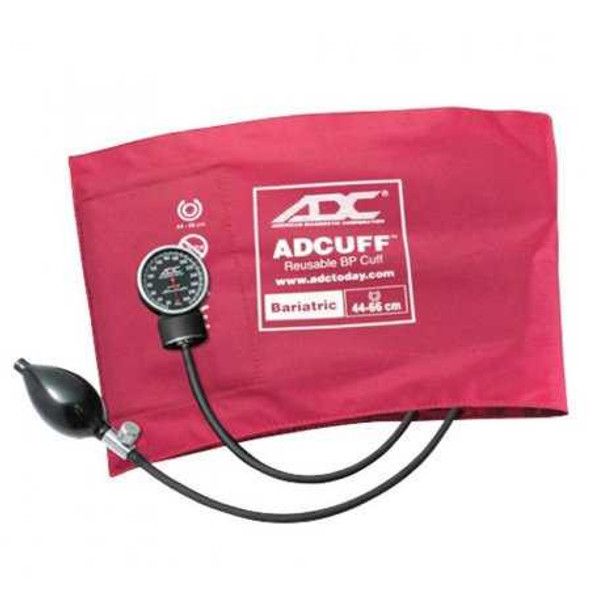 Aneroid Sphygmomanometer Bariatric Diagnostix Pocket Style Hand Held 2-Tube Adult Arm 720-12BXBD Each/1 720-12BXBD AMERICAN DIAGNOSTIC CORP 973170_EA