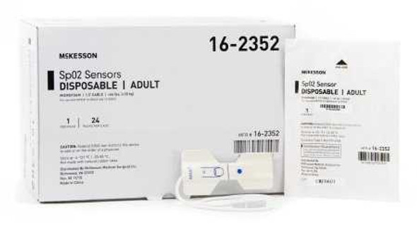 Pulse Oximeter Finger Sensor McKesson Finger 16-2352 Each/1 16-2352 MCK BRAND 1027183_EA