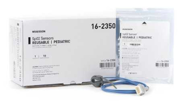 Pulse Oximeter Finger Sensor McKesson Finger / Toe 16-2350 Each/1 16-2350 MCK BRAND 1027181_EA