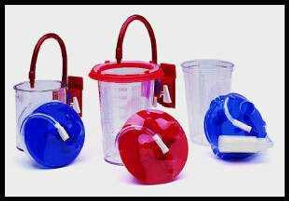 Suction Canister Kit Medi-Vac Guardian 1200 mL Shut-Off Valve / Locking Lid 65651-395 Each/1 65651-395 CARDINAL HEALTH 243809_EA