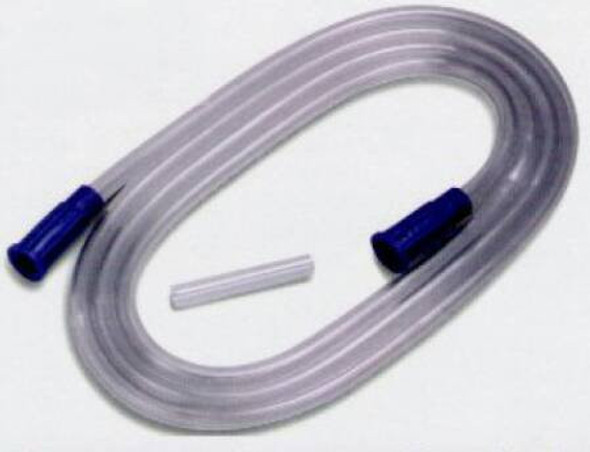 Suction Tubing Argyle® Non-Conductive NonConductive PVC 1/4 Inch I.D. 6 Foot Length Sterile Universal Molded Connector 8888301606 Pack of 1