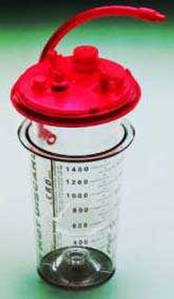 Suction Liner Medi-Vac CRD 1000 mL Shut-Off Valve / Locking Lid 65651-510 Case/100 65651-510 CARDINAL HEALTH 274614_CS