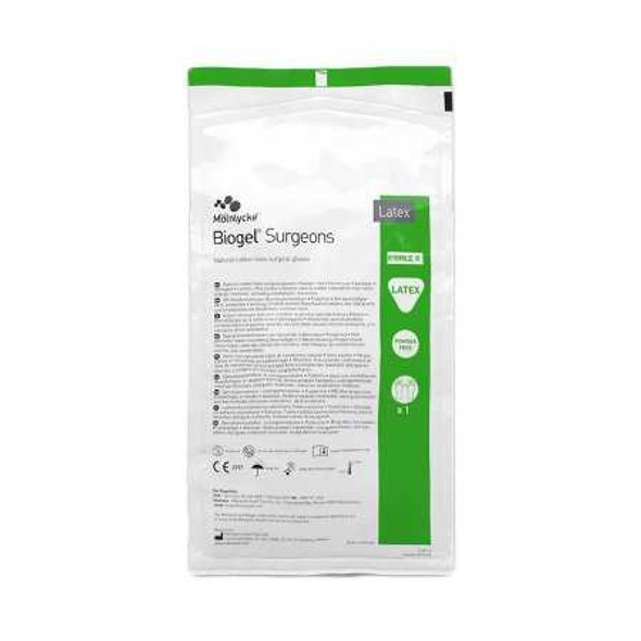 Surgical Glove Biogel Surgeons Sterile Straw Powder Free Latex Hand Specific Micro-Textured Not Chemo Approved Size 9 30490 Box/50 30490 MOLNLYCKE HEALTH CARE US LLC 184865_BX