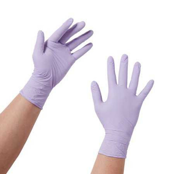 Exam Glove Halyard Lavender NonSterile Lavender Powder Free Nitrile Ambidextrous Textured Fingertips Not Chemo Approved Medium 52818 Case/2500 - 52881310 52818 HALYARD SALES LLC 678086_CS