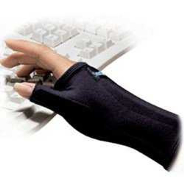 Support Glove IMAK RSI SmartGlove with Thumb Fingerless Small Over-the-Wrist Ambidextrous Cotton / Lycra A20161 Pack of 1 A20161 BROWNMED 834868_EA