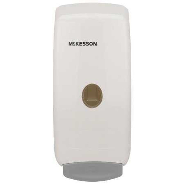 McKesson Skin Care Dispenser White Plastic Push Bar 1000 mL Wall Mount 53-FOAM Case/12 53-FOAM MCK BRAND 957992_CS