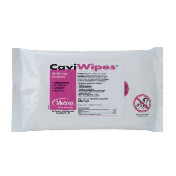 Surface Disinfectant CaviWipes Wipe 45 Count Pack Manual Pull 13-1224 Case/900 METREX 651840_CS