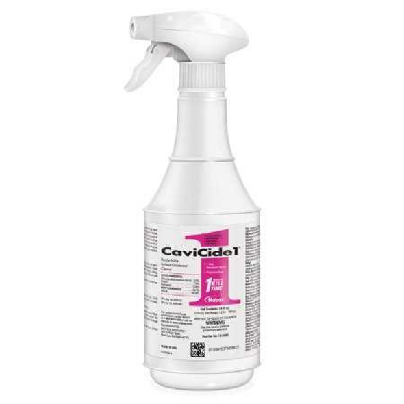 Surface Disinfectant Cleaner CaviCide1 Liquid 24 oz. Bottle Trigger Spray Alcohol Scent 13-5024 Case/12 13-5024 METREX 803720_CS